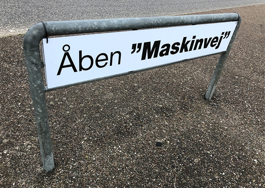 Kærup Parkvej skifter igen navn til ”Åben maskinvej” et par dage i marts, når fem maskinfirmaer giver comeback til den helt store, fælles vejfest.